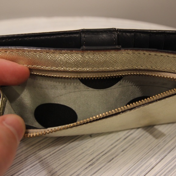 Kate Spade Gold Wallet - Picture 3 of 8